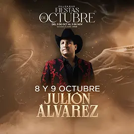 boletos Julion Alvarez Palenque Fiestas de Octubre