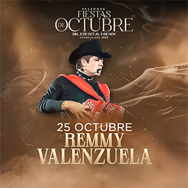 boletos Remmy Valenzuela Palenque Fiestas de Octubre